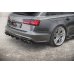 Накладки сплиттеры боковые на задний бампер на Audi A6 C7 S-Line / S6 C7